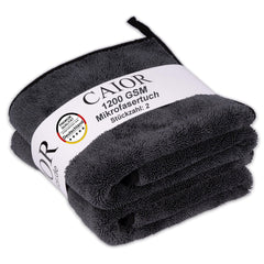 Caior Mikrofasertuch 2er Pack 1200 GSM 40x60 cm - Caior